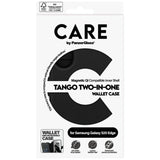 CARE af PanzerGlass Feature Tango 2in1 Wallet Qi Case til Samsung Galaxy S25 Edge - sort