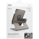 Uniq Rovus Snapmount Magnetic 360 Roterende Fjernbar Case til iPad 11" 2025 / iPad 10.9" 2022 (10th gen.) - Grå