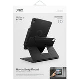 Uniq Rovus Snapmount Magnetic 360 Rotating Detachable Case for iPad Air 11" 2024 / 2025 / iPad Air 10.9" 2020 / 2022 - black