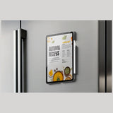 Uniq SnapMount selvklæbende magnetiske holder - orange og sort