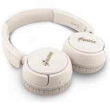Guess Metal Logo Script Over-Ear Headphones - Beige