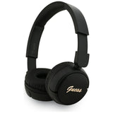 Guess Metal Logo Script Over-Ear Headphones - sort