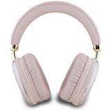 Guess Metallic Triangle Logo Over-Ear Headphones - Pink