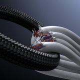 Joyroom S-A16 Pro Prism Series 66W USB-A - USB-C-kabel med skærm 1,2 m - sort