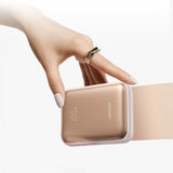 Joyroom JR-PBF27 22.5W 10000mAh Powerbank med to indbyggede kabler - guld