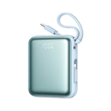 Joyroom JR-PBF27 22.5W 10000mAh Powerbank med to indbyggede kabler - Blå