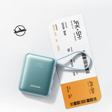 Joyroom JR-PBF27 22.5W 10000mAh Powerbank med to indbyggede kabler - Blå