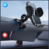 Joyroom JR-ZS259 klemme bilholder med tre justerbare ben - sort