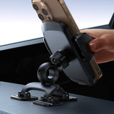 Joyroom JR-ZS259 klemme bilholder med tre justerbare ben - sort