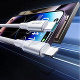 Joyroom S-A28 Flash Series 30W USB-C - Lightning kabel 2m - hvid