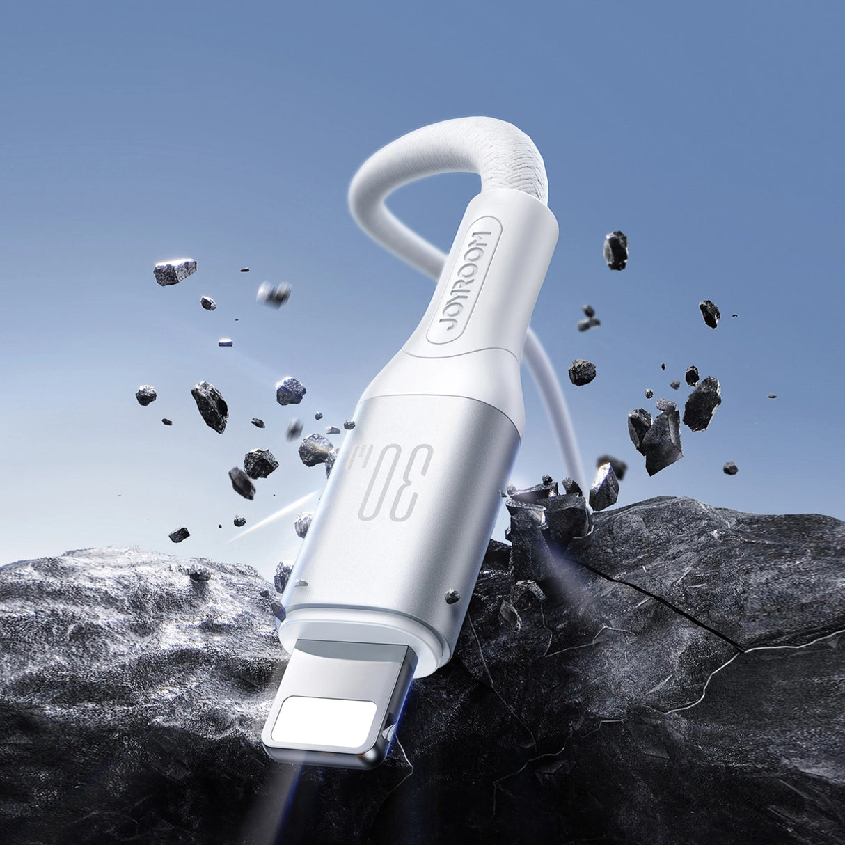 Joyroom S-A28 Flash Series 30W USB-C - Lightning kabel 2m - hvid