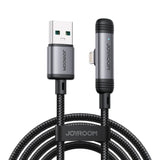 Joyroom S-A56 EnjoyX Series 90° USB-A - Lightning 3A kabel 1,2 m - sort