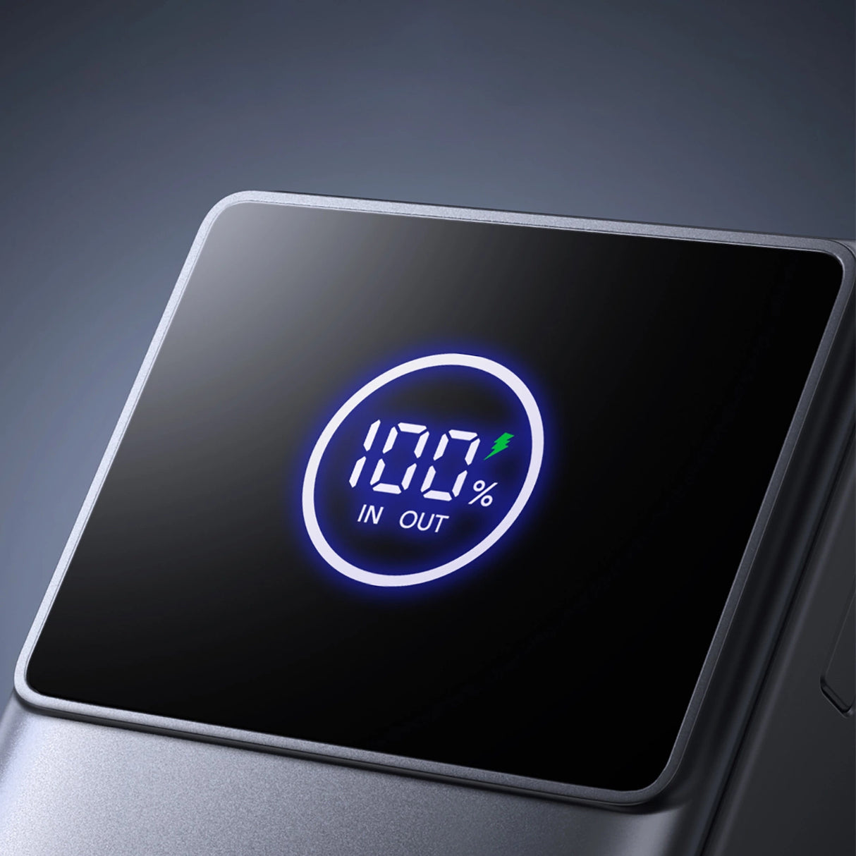 Joyroom JR-PR1 10000mAh 22.5W Powerbank med indbygget indtrækbart USB-C-kabel - sort