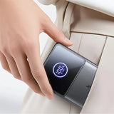 Joyroom JR-PR1 10000mAh 22.5W Powerbank med indbygget indtrækbart USB-C-kabel - sort