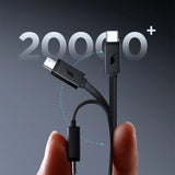 Joyroom JR-PR1 10000mAh 22.5W Powerbank med indbygget indtrækbart USB-C-kabel - sort