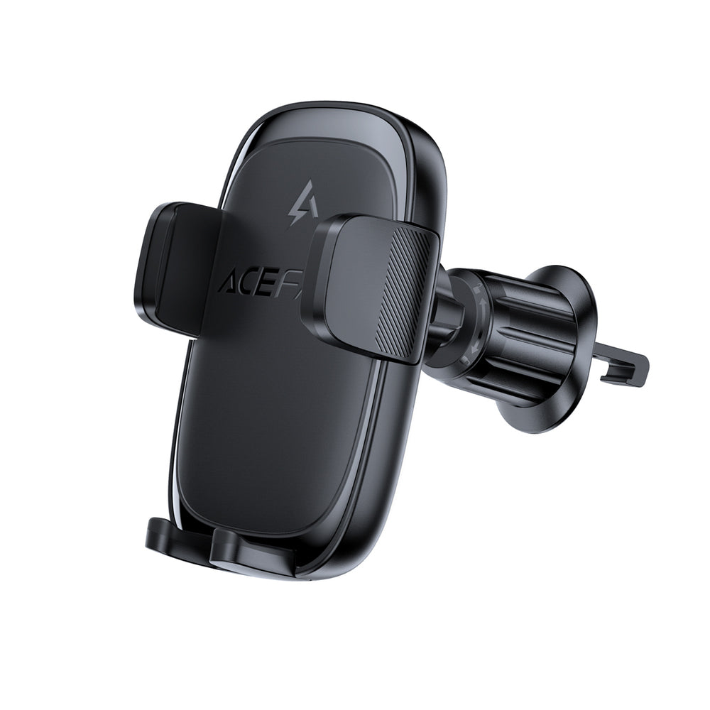 Acefast D48 Car Air Vent Mount med trådløs oplader - sort