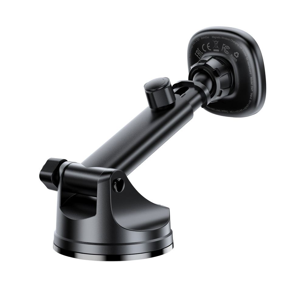 Acefast D47 Magnetic Dashboard Mount with Wireless Charger - Black
