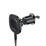 Acefast D46 Magnetic Air Vent Mount with Wireless Charger - Black