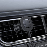 Acefast D46 Magnetic Air Vent Mount with Wireless Charger - Black