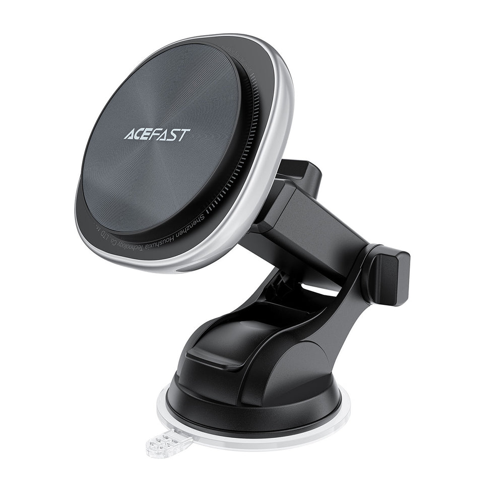 Acefast D42 Magnetisk instrumentbræt med trådløs oplader, MagSafe kompatibel - sort