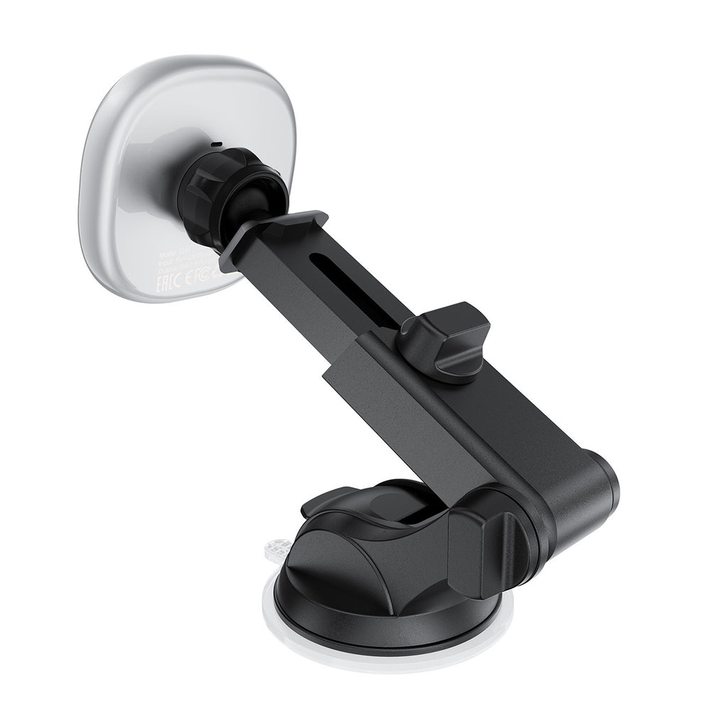 Acefast D42 Magnetisk instrumentbræt med trådløs oplader, MagSafe kompatibel - sort