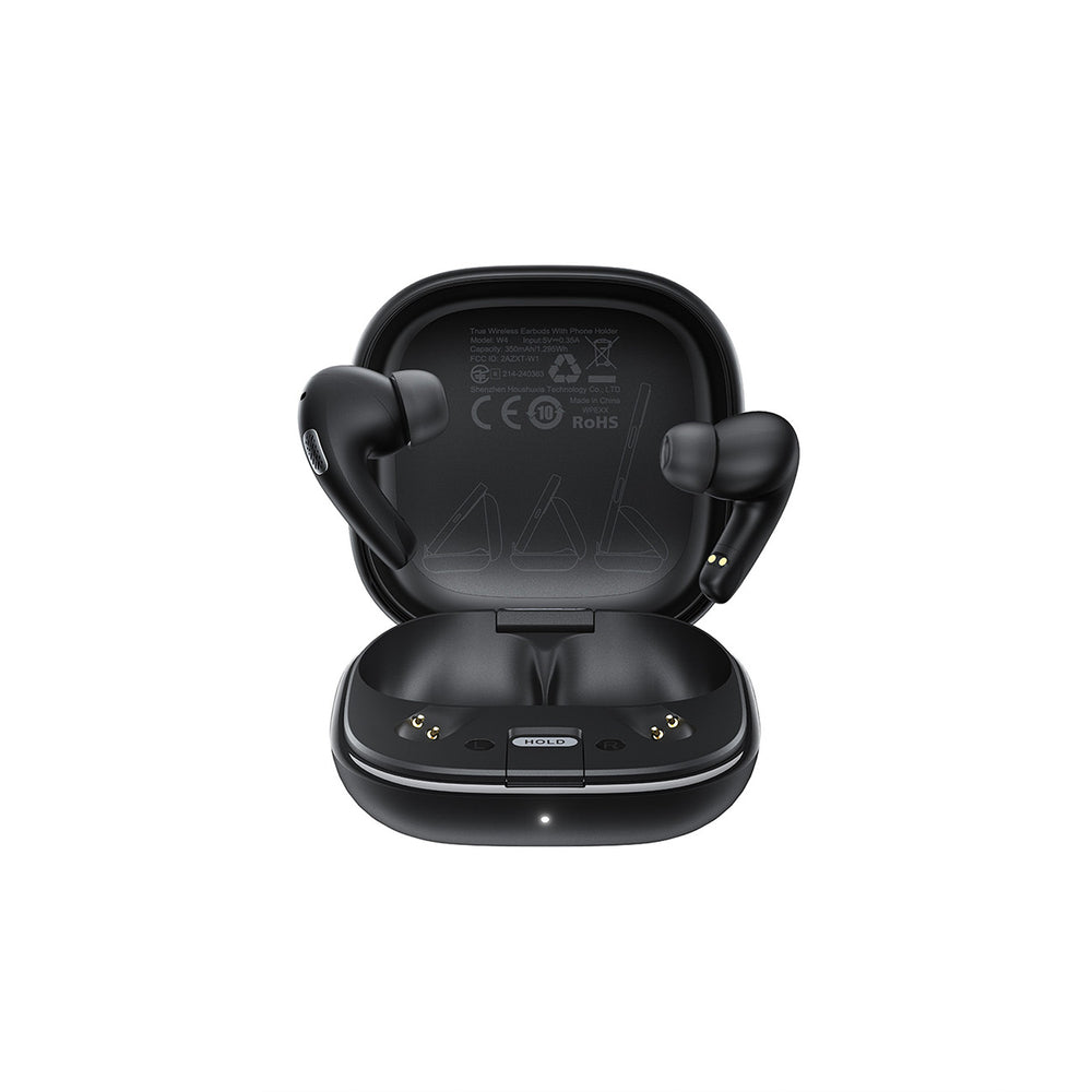 Acefast W4 TWS wireless in-ear headphones with phone stand function - black