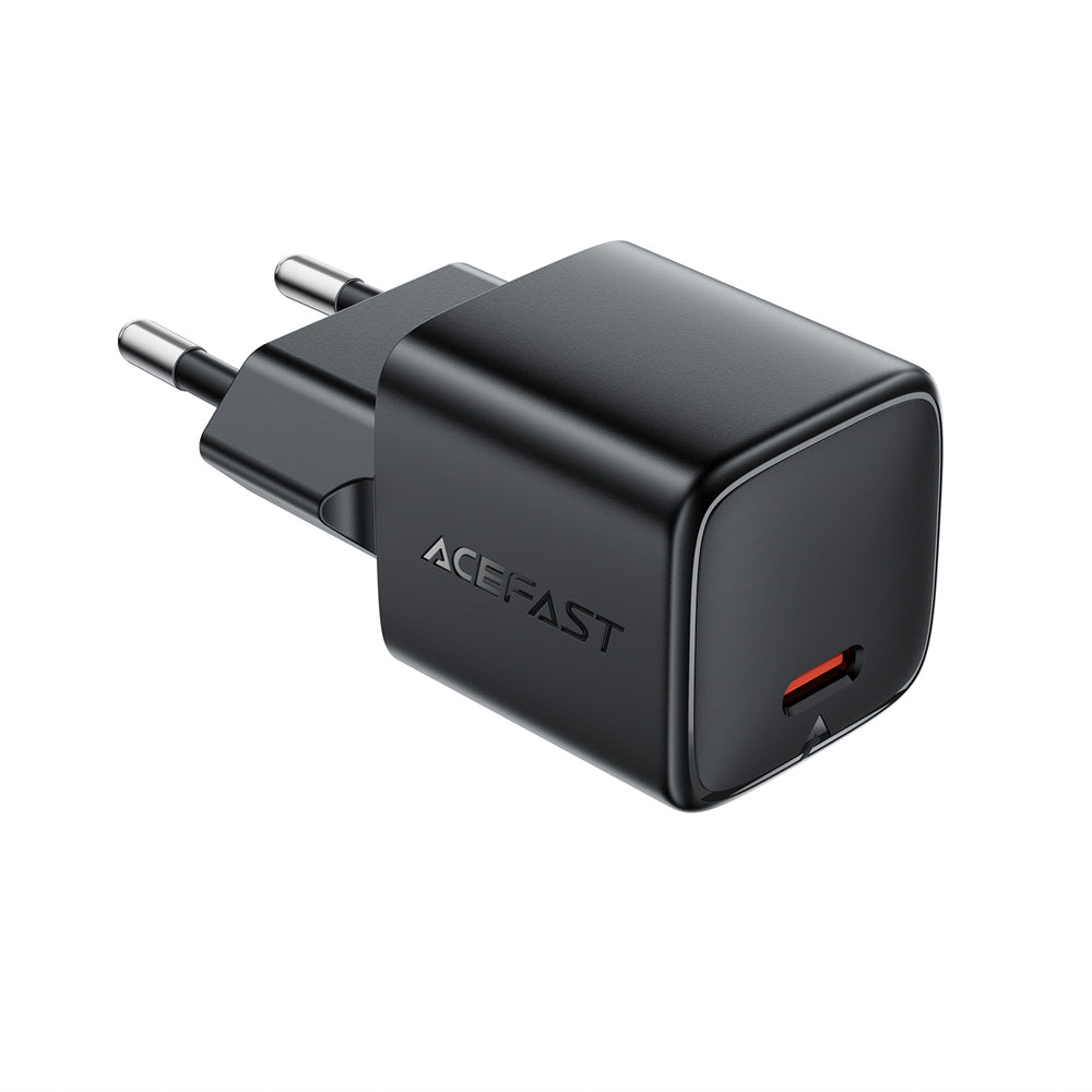Acefast A117 GaN PD 20W USB-C Wall Charger - Black