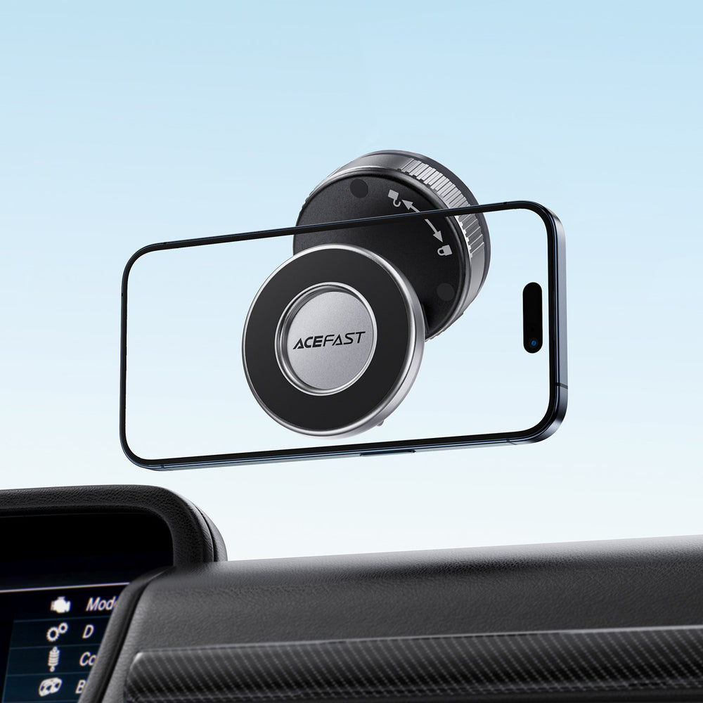 Acefast E28 Magnetic Dashboard/Windshield Suction Cup Holder - Black