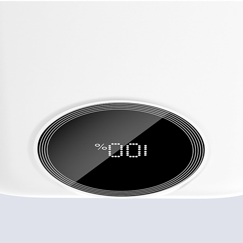 Dudao K13 10000mAh Powerbank med indbygget kabel - hvid