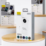 Dudao K13 10000mAh Powerbank med indbygget kabel - hvid