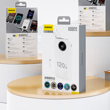 Dudao K13Pro 20000mAh Powerbank med indbygget kabel - hvid