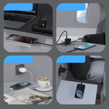 Dudao A28C 45W GaN Wall Charger + USB-C-kabel - hvid