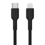 Dudao L9X 30W USB-C - Lightning Cable 2m - sort