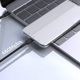 Dudao L9X 30W USB-C - Lightning Cable 2m - sort