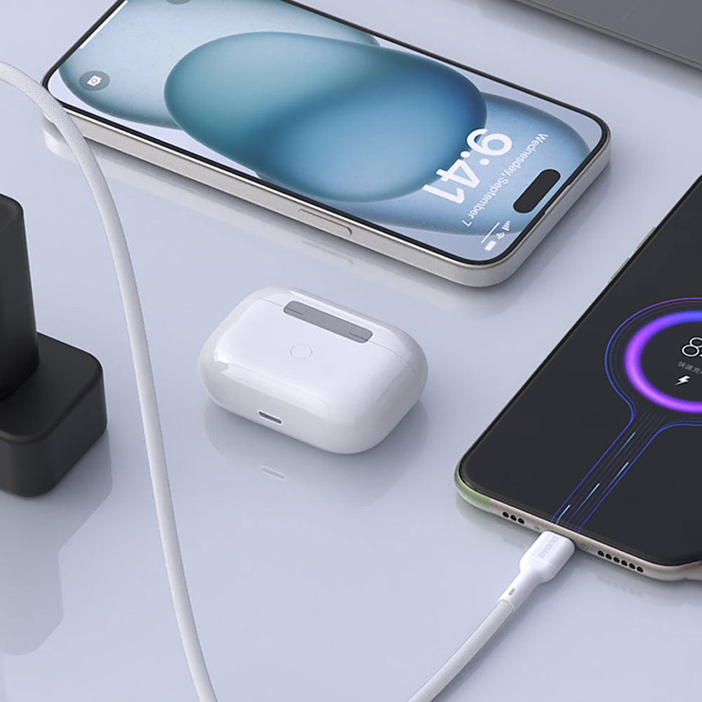 Dudao L9T 5A USB-A - USB-C Kabel 1m - Hvid