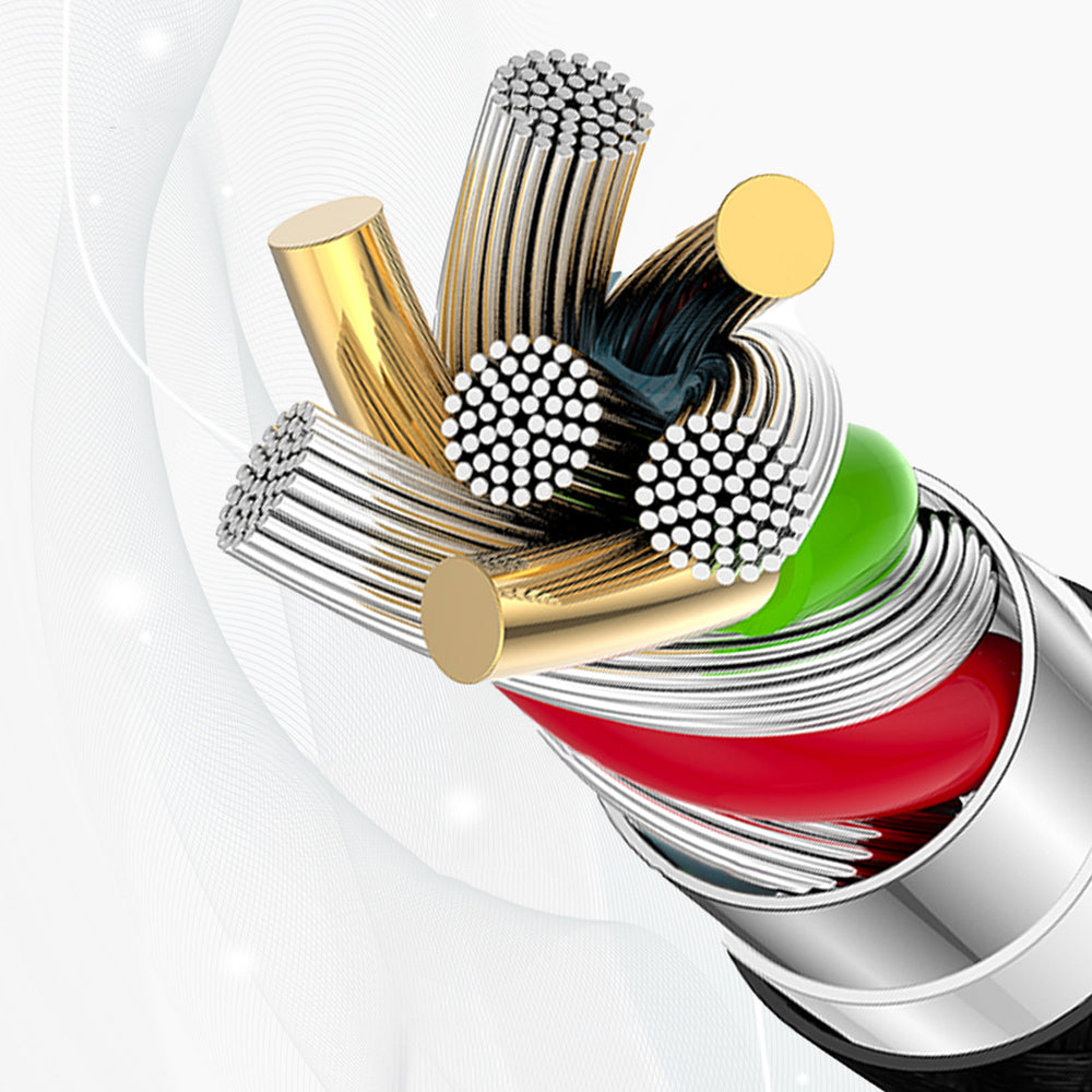 Dudao L9C Max 240W PD USB-C - USB-C-kabel 1,2 m - hvid