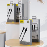 Dudao L9C Max 240W PD USB-C - USB-C Kabel 1,2 m - sort