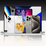 Dudao L20 Pro 4-i-1 USB-A / USB-C - Lightning / USB-C-kabel - sort