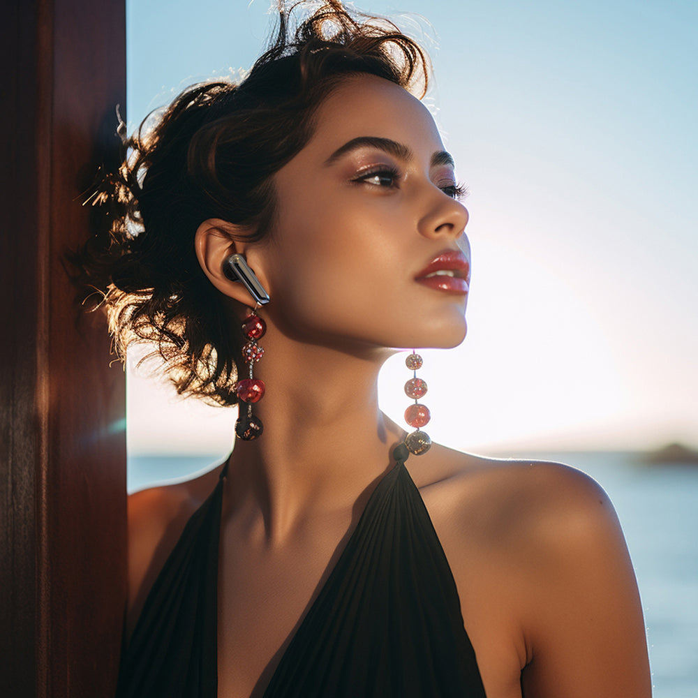 Dudao U21 TWS ANC ENC Bluetooth trådløse hovedtelefoner - sort