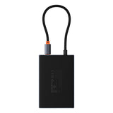Baseus PioneerJoy 8-in-1 USB-C hub HDMI 4K@60Hz + HDMI 4K@30Hz + DisplayPort 8K@30Hz + VGA + 2 x USB-A 3.0 + 2 x USB-C - gray