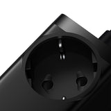 Baseus GaN3 Pro 65W EU-opladningsstation + 2 x USB-C + 2 x USB-A med Baseus Xiaobai USB-C 100W 1m kabel - sort