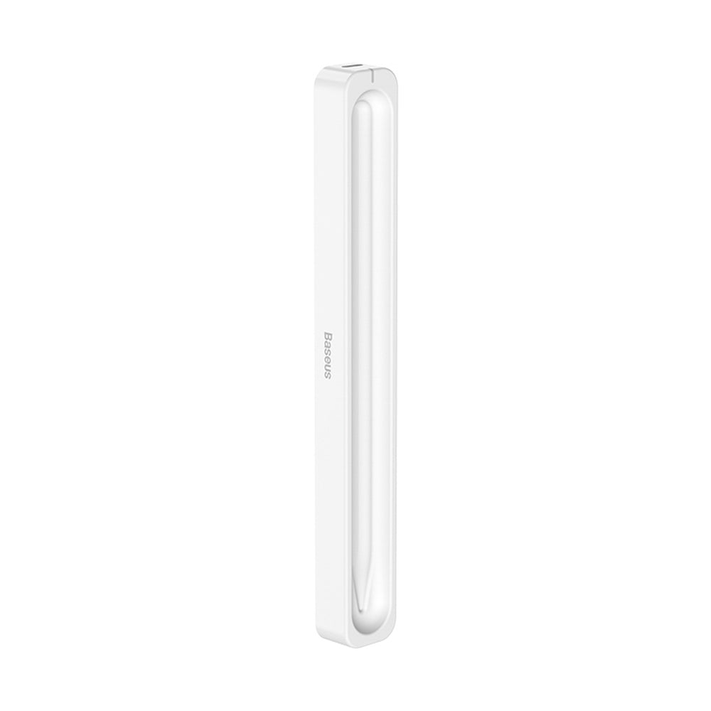 Baseus Smooth Writing Stylus Opladningsetui med Baseus Simple USB-C 3A Kabel 30cm - Hvid