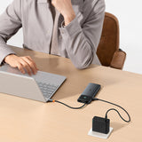 Baseus Metal Gleam II 10in1 HDMI USB-A USB-C RJ45 SD/TF Hub - Gray