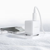 Baseus Palm 20W USB-C Wall Charger - hvid