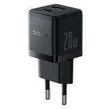 Baseus Palm 20W USB-C USB-A Wall Charger - sort