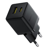 Baseus Palm 30W USB-C USB-A Wall Charger - sort
