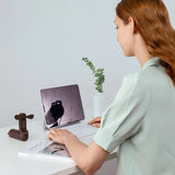 Jisulife håndholdt ventilator Life8 Plus Portable USB-ventilator med Power Bank-funktion 4500mAh og lommelygte - Brunt