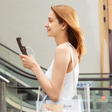 Jisulife håndholdt ventilator Life8 Plus Portable USB-ventilator med Power Bank-funktion 4500mAh og lommelygte - Brunt