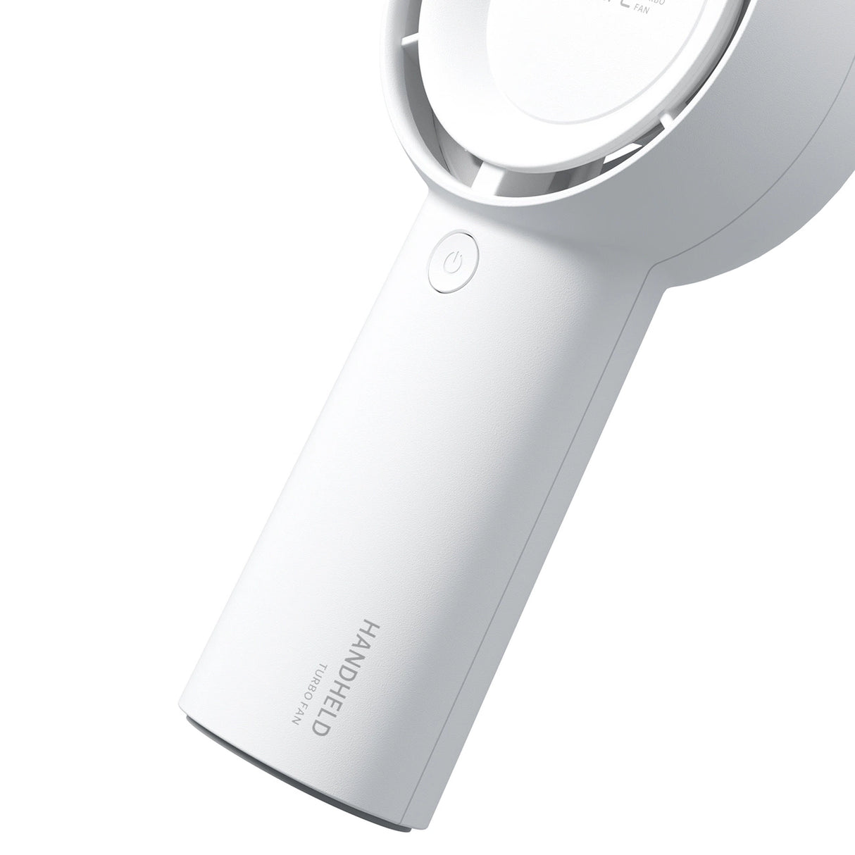 Jisulife håndholdt ventilator Life5 Plus 4000mAh bærbar mini blæser USB-ventilator - hvid