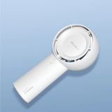 Jisulife håndholdt ventilator Life5 Plus 4000mAh bærbar mini blæser USB-ventilator - hvid